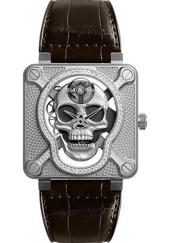Bell & Ross BR 01 Laughing Skull Light Diamond Limited Edition of 500 Watch