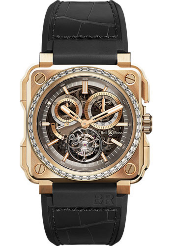 Bell & Ross BR-X1 Tourbillon Rose Gold Diamonds Watch Limited Edition of 20