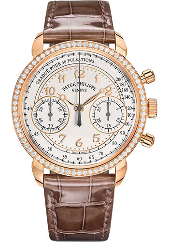 Patek Philippe Complications Chronograph - Rose Gold - Silvery Opaline Dial