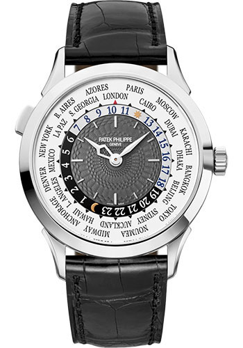 Patek Philippe Complications World Time - White Gold - Charcoal Gray Lacquered Dial
