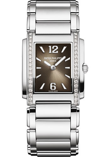 Patek Philippe Twenty~4 Watch - Medium Stainless Steel Case - Gray Arabic Dial