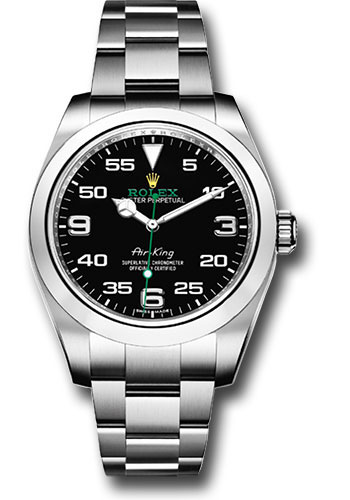 Rolex Air-King Watch - Black Dial