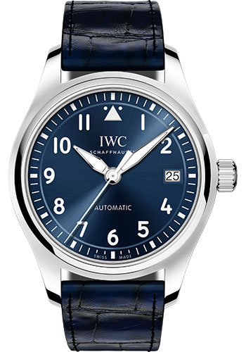 IWC Pilot's Watch Automatic 36 - 36.0 mm Stainless Steel Case - Blue Dial - Blue Alligator Strap