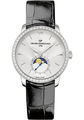 Girard-Perregaux 1966 Moon Phases Watch - Steel Case
