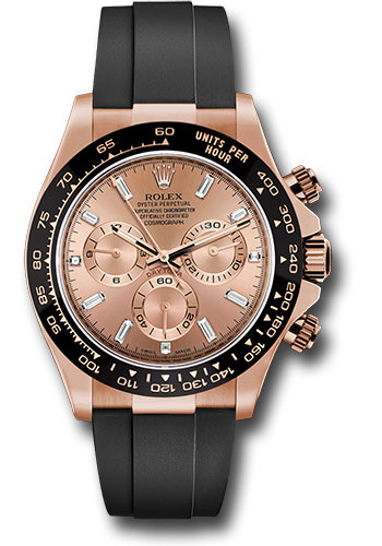 Rolex Everose Gold Cosmograph Daytona 40 Watch - Pink Diamond Dial