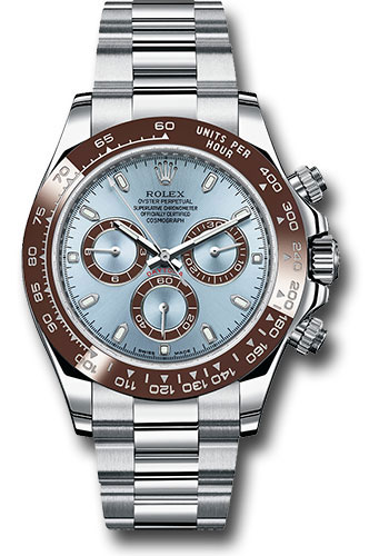 Rolex 950 Platinum Cosmograph Daytona 40 Watch - Ice Blue Index Dial