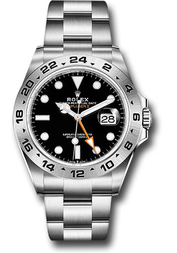 Rolex Oyster Perpetual Explorer II Watch - Oystersteel - Black Dial - Oyster Bracelet - 2021 Release