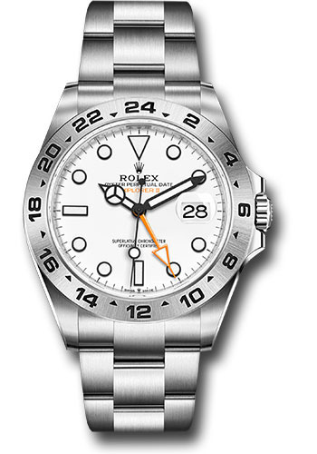 Rolex Oyster Perpetual Explorer II Watch - Oystersteel - White Dial - Oyster Bracelet - 2021 Release