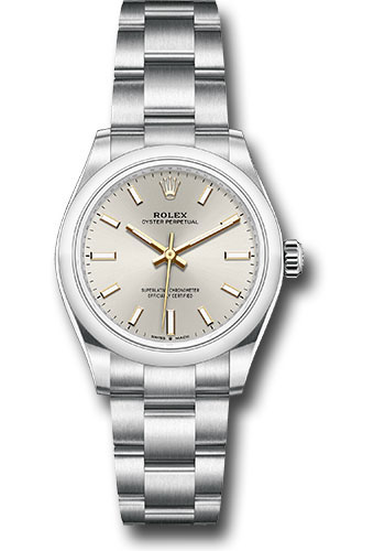 Rolex Oyster Perpetual 31 Watch - Domed Bezel - Silver Index Dial - Oyster Bracelet