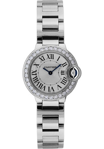 Cartier Ballon Bleu de Cartier Watch - Small White Gold Case - Diamond Bezel