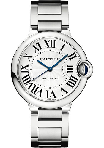 Cartier Ballon Bleu de Cartier Watch - 36 mm Steel Case - Silver Dial - Interchangeable Bracelet