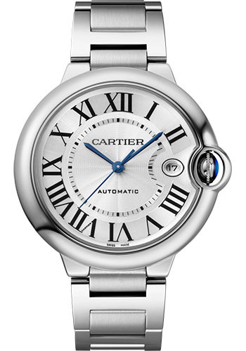 Cartier Ballon Bleu de Cartier Watch - 40 mm Steel Case - Silvered Dial - Interchangeable Bracelet
