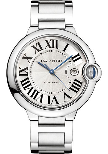 Cartier Ballon Bleu de Cartier Watch - 42 mm Steel Case - Silver Dial - Interchangeable Bracelet