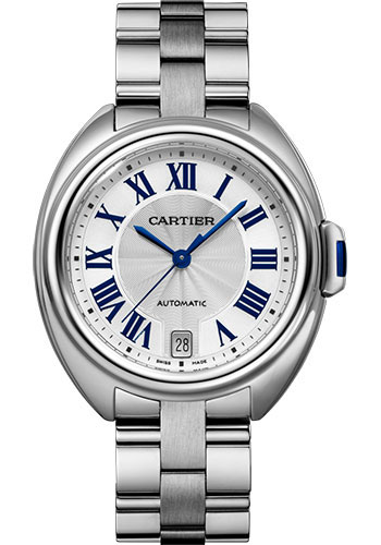 Cartier Cle de Cartier Watch - 35 mm Steel Case - Silver Dial
