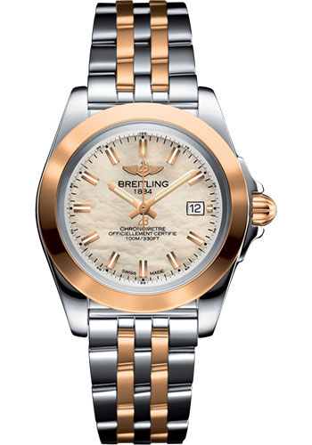 Breitling Galactic 32 Sleek Watch - Steel & rose Gold - Mother-Of-Pearl Dial - Two-Tone Bracelet