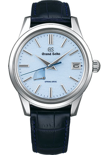 Grand Seiko Heritage Collection Spring Drive - Stainless Steel Case - Blue Snowflake Dial - Leather Strap