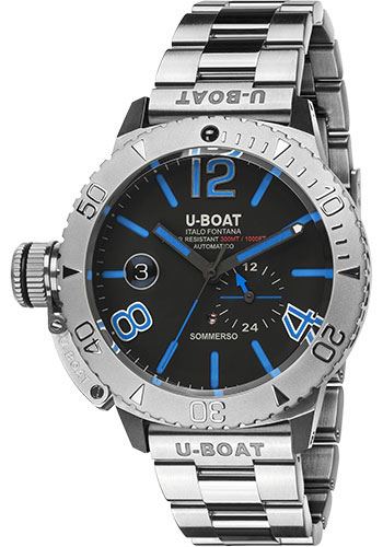 U-Boat Sommerso Blue Metal Watch
