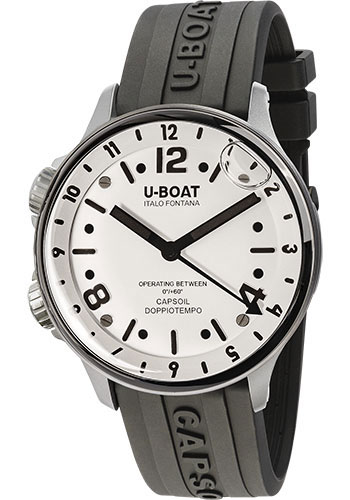 U-Boat Capsoil Doppiotempo SS White Watch