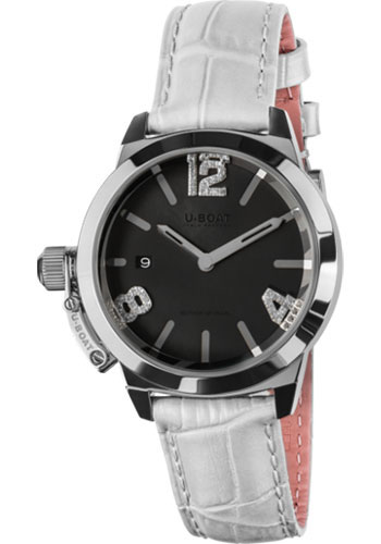 U-Boat Classico 38 Black Mother Of Pearl Watch