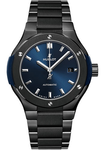 Hublot Classic Fusion Ceramic Blue Bracelet Watch - 33 mm - Blue Dial
