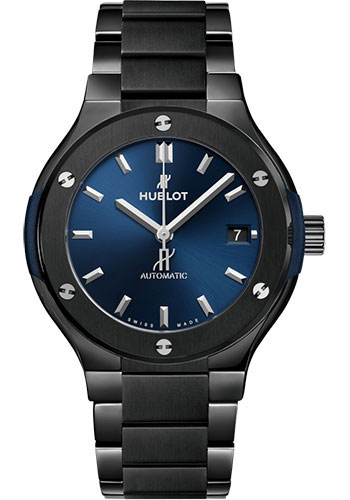 Hublot Classic Fusion Ceramic Blue Bracelet Watch - 38 mm - Blue Dial