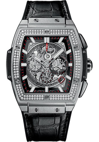 Hublot Spirit Of Big Bang Titanium Diamonds Watch - 45 mm - Sapphire Dial