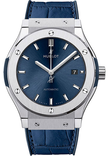 Hublot Classic Fusion Blue Titanium Watch