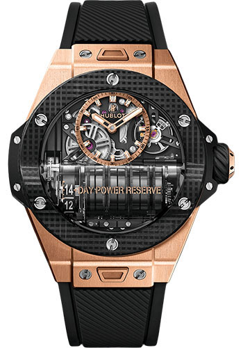 Hublot Big Bang MP-11 Power Reserve 14 Days King Gold 3D Carbon Watch - 45 mm - Sapphire Crystal Dial Limited Edition of 46