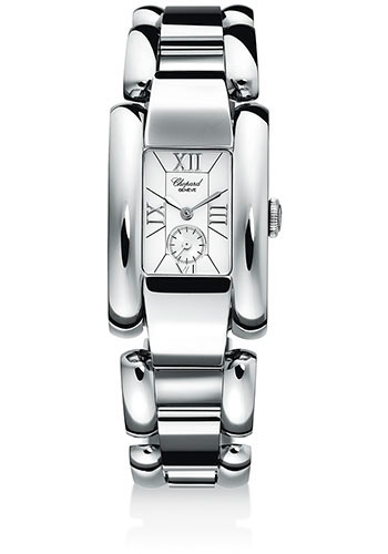 Chopard La Strada Watch - Steel Case - White Dial