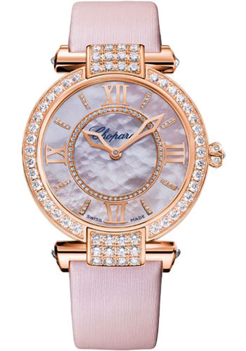 Chopard Imperiale Automatic Watch - 36.00 mm Rose Gold Diamond Case - Pink Mother-Of-Pearl Dial