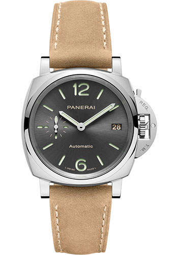 Panerai Luminor Due - 38mm - Polished Steel - Sun-Brushed Anthracite Dial