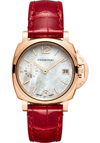 Panerai Piccolo Due MadrePerla - 38mm Polished Goldtech Case - White Mother Of Pearl Dial