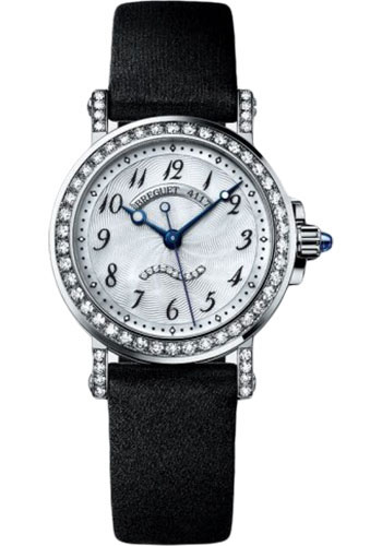 Breguet Marine 8818 - White Gold Case - Mother-Of-Pearl Dial - Black Fabric Strap