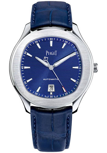 Piaget Piaget Polo S Watch - Steel Case - Blue Dial - Blue Strap