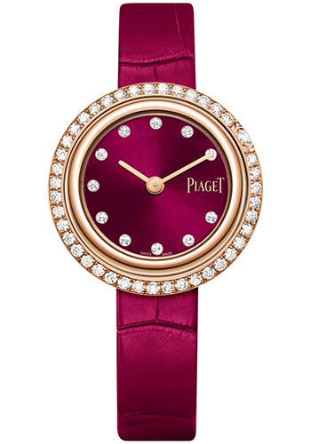Piaget Possession Watch - Rose Gold Diamond Case - Pink Dial - Pink Strap Novelty