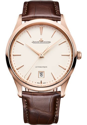 Jaeger-LeCoultre Master Ultra Thin Date - Pink Gold Case - Eggshell Beige Dial