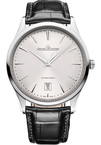 Jaeger-LeCoultre Master Ultra Thin Date - Stainless Steel Case - Silvered Grey Dial