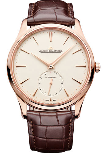 Jaeger-LeCoultre Master Ultra Thin Small Seconds - Pink Gold Case - Eggshell Beige Dial