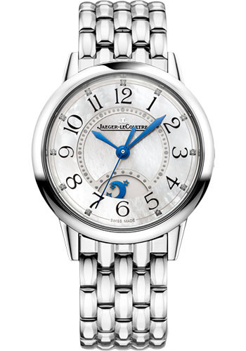 Jaeger-LeCoultre Rendez-Vous Night & Day Small Watch - 29 mm Stainless Steel Case - Mother-Of-Pearl Center Dial - Steel Bracelet