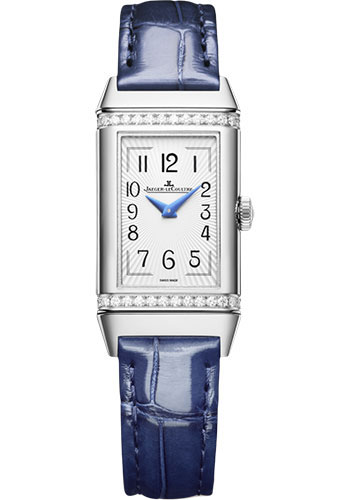 Jaeger-LeCoultre Reverso One Duetto - Stainless Steel Case - Bright Blue Strap