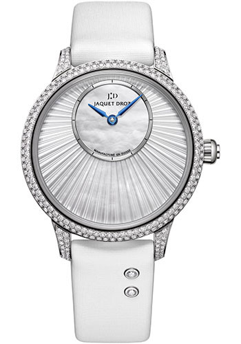 Jaquet Droz Petite Heure Minute 35mm Mother-Of-Pearl Watch