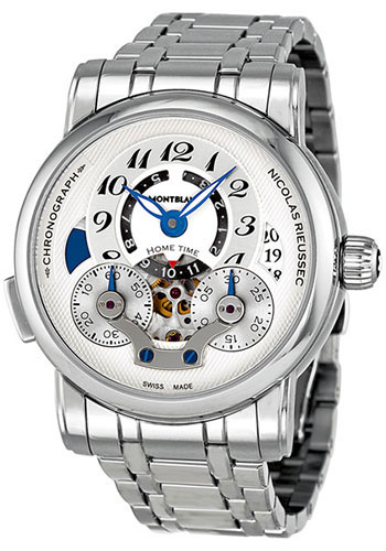 Montblanc Nicolas Rieussec Chronograph Open Home Time Watch