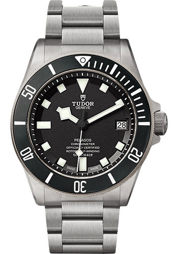 Tudor Pelagos Watch - Black Bezel - Black Dial - Bracelet