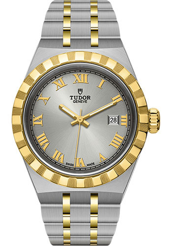 Tudor Tudor Royal Watch - 28mm Steel and Gold Case - Silver Dial - Bracelet
