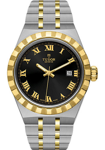 Tudor Tudor Royal Watch - 28mm Steel and Gold Case - Black Dial - Bracelet