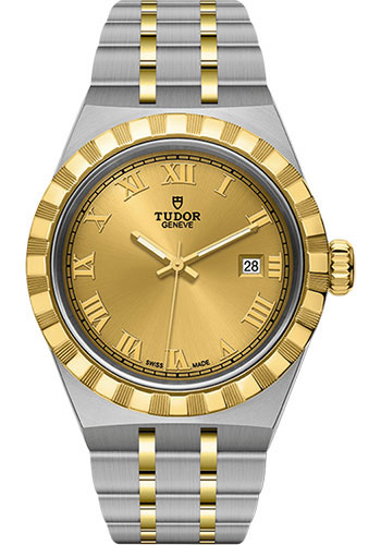 Tudor Tudor Royal Watch - 28mm Steel and Gold Case - Champagne Dial - Bracelet