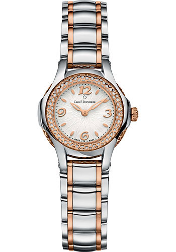 Carl F. Bucherer Pathos Princess Watch - Steel And Rose Gold Case - White Dial
