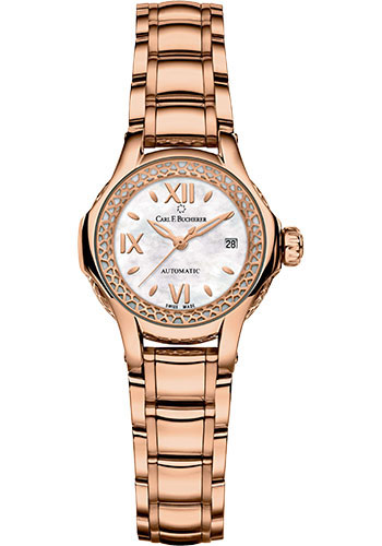 Carl F. Bucherer Pathos Queen Watch - Rose Gold Case - Mother-Of-Pearl Dial