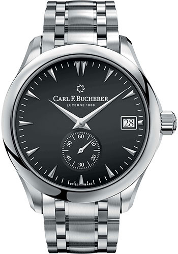 Carl F. Bucherer Manero Peripheral Watch - Steel Case - Black Dial
