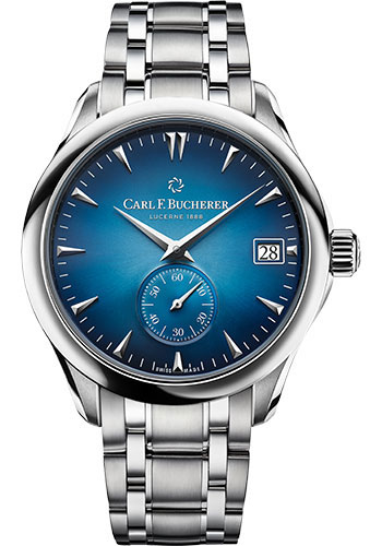 Carl F. Bucherer Manero Peripheral Blue Edition Watch - Steel Case - Blue Dial